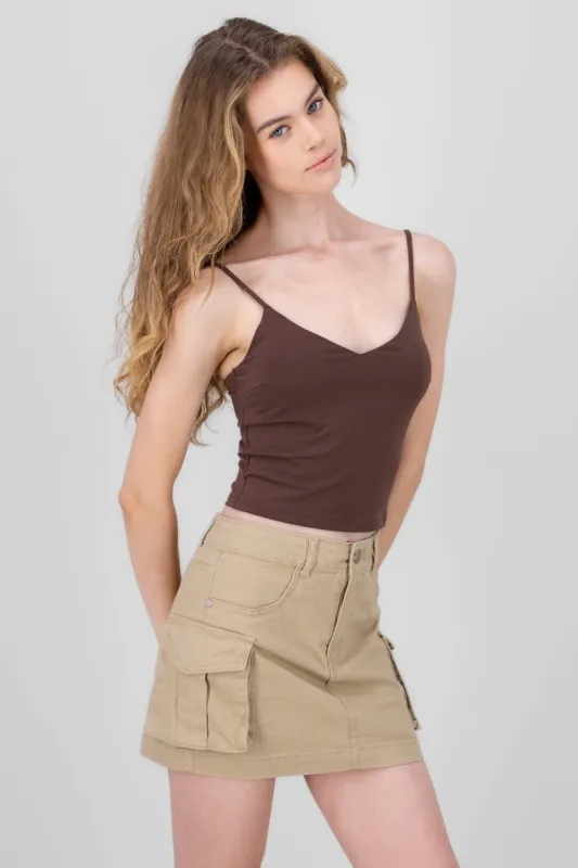 Top Con Copas Tirantes Doble Tela sold by Shasa