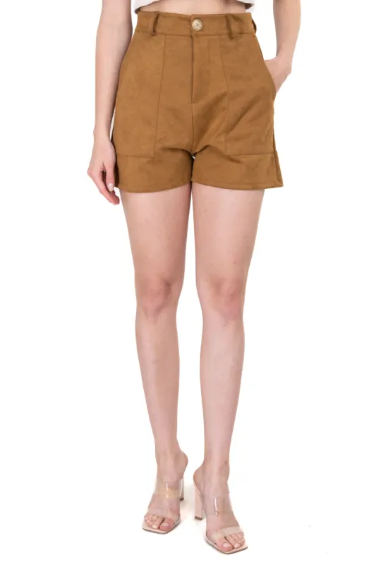 Short bolsillos suede sold by Shasa