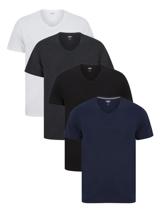 Ex Old Navy Mens V neck Plain Tshirt 4 Colours sold by Your Style Outlet
