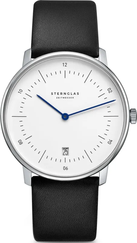 Sternglas Naos Quartz Leather Watch sold by Jura Watches