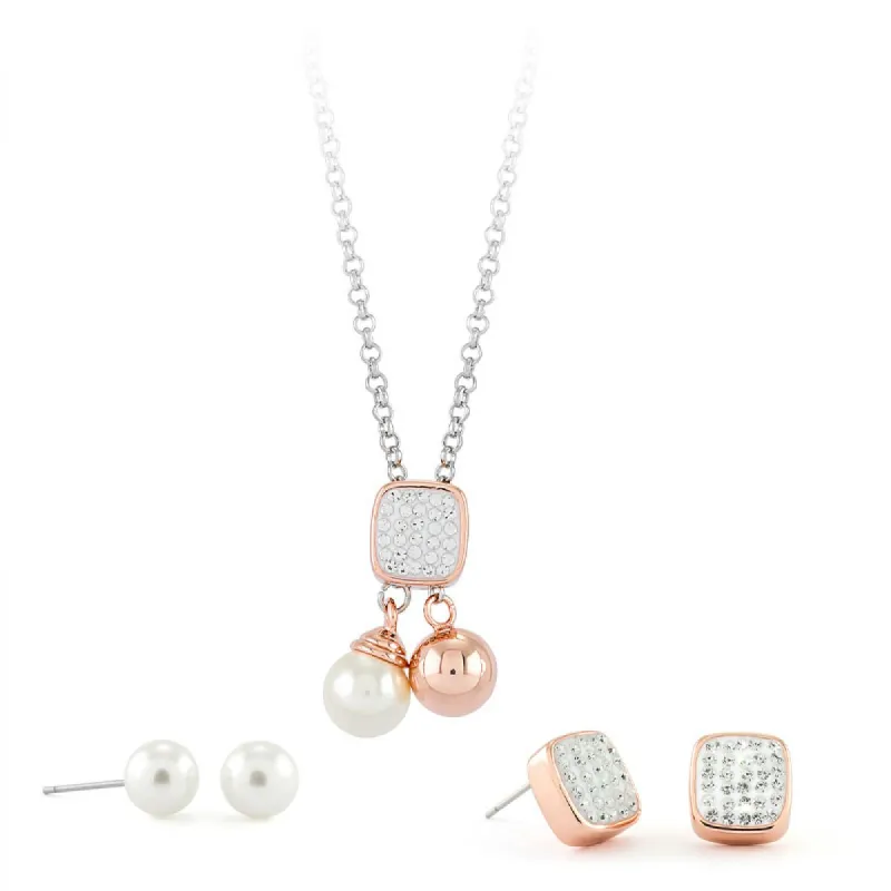 Pierre Cardin Jewellery Set Halsketting &amp; Oorbellen PXX7405 sold by Watch2Day