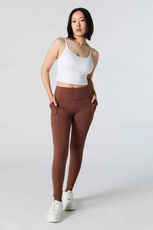 Active Zipper Multi Pocket Legging sold by Urban Planet
