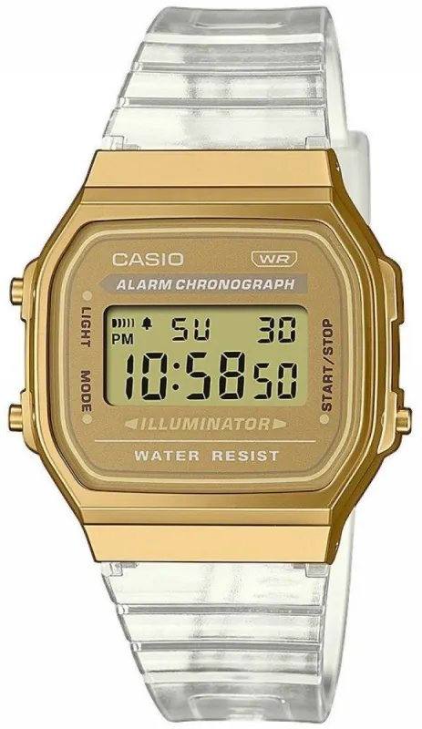 Casio A168 Vintage Transparent D sold by Jura Watches