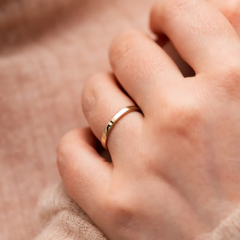Flat Court | 2.0mm Wedding Band sold by Ethica Diamonds