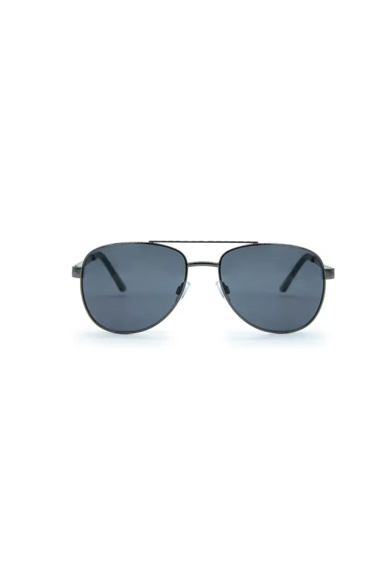 Men's Classic Aviator Sunglasses in Gunmetal - B0020S sold by Buffalo Jeans