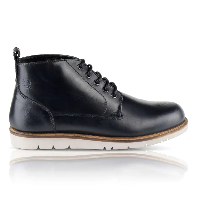 Silver Street London ALDERMAN Mens Boots Black sold by Shuperb