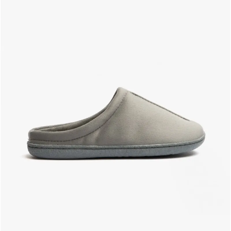 Jo & Joe CLIFF Mens Mule Slippers Grey sold by House of Slippers