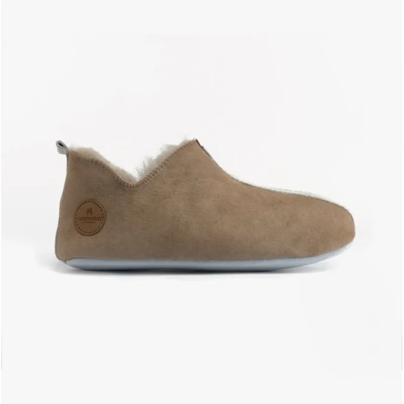 Shepherd LINA Womens Sheepskin Slipper Boots Stone sold by House of Slippers