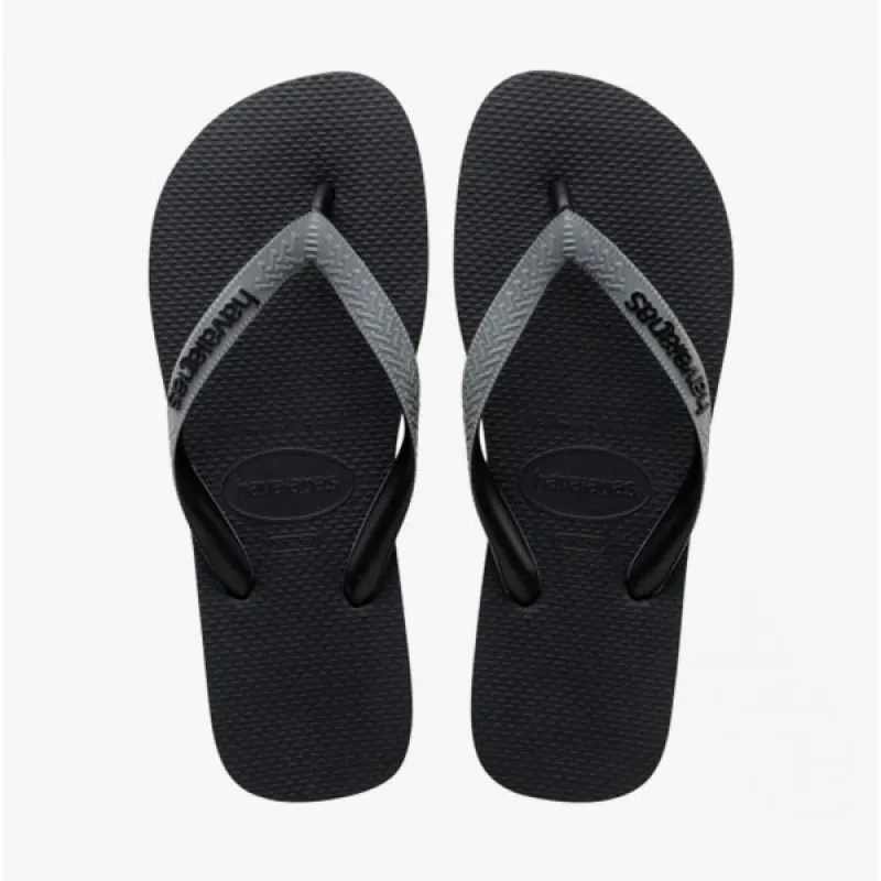 Havaianas HAV TOP MIX Unisex Flip Flops Black/Steel sold by Shuperb