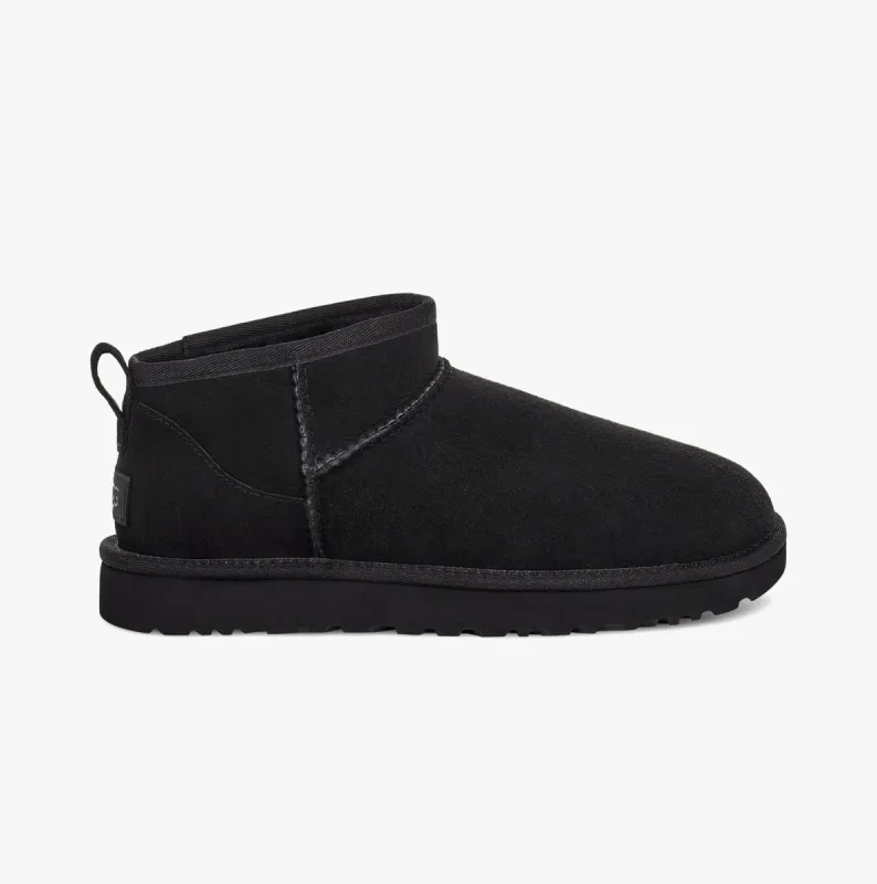 CLASSIC ULTRA MINI Womens Ankle Boots Black sold by Shuperb