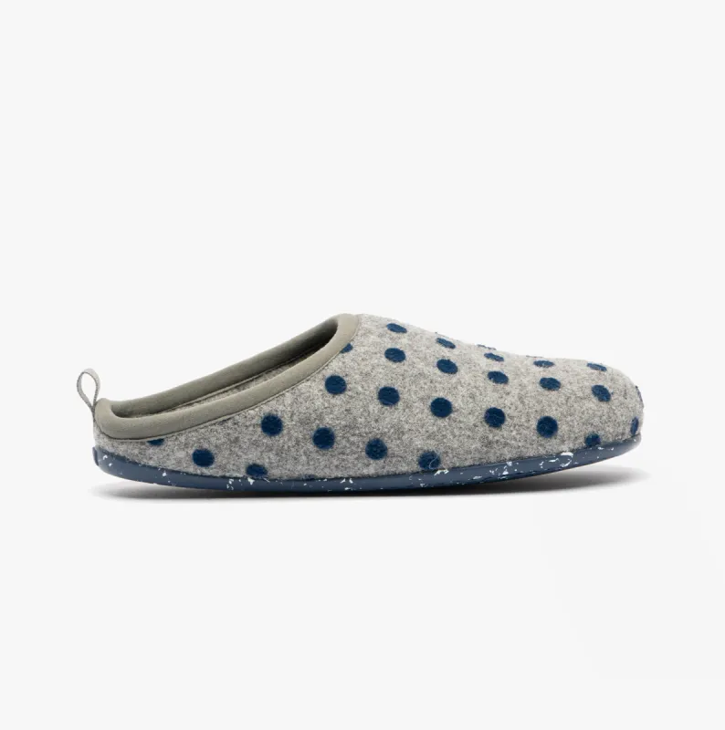 Camper WABI Womens Mule Slippers Grey/Blue sold by Shuperb