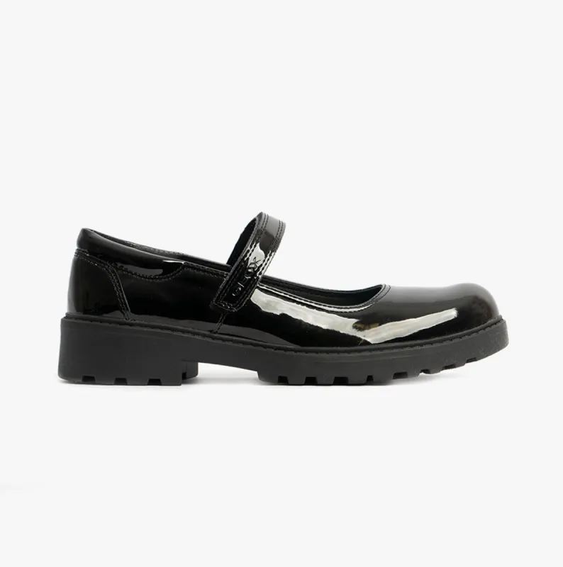GEOX CASEY B Girls Patent Mary Jane School Shoes Black sold by Shuperb