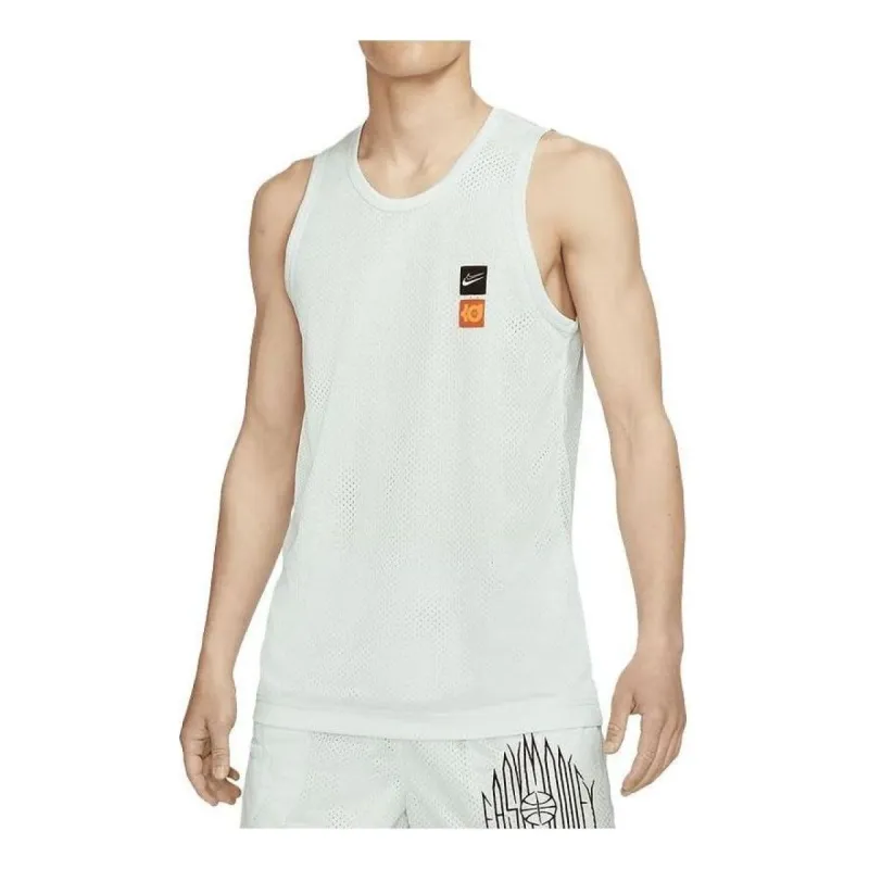 Nike Dri-Fit Kevin Durant Basketball Tank Top 'White Black' CV2408-394 sold by KicksCrew