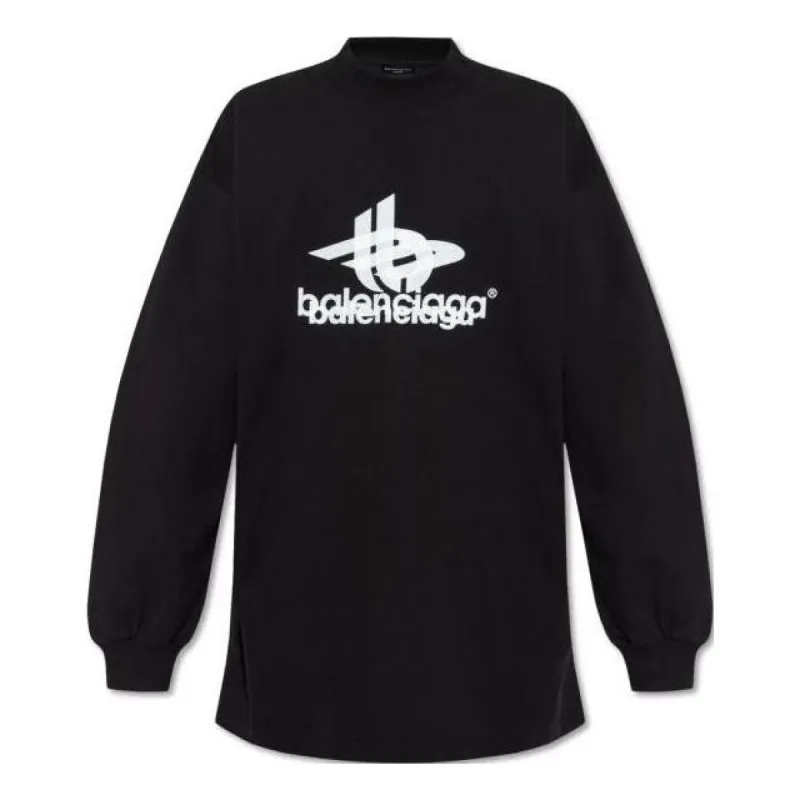 Balenciaga Layered Sports Long Sleeve T-shirt Oversized