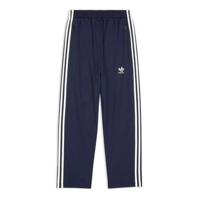 Balenciaga x adidas Cropped Sweatpants 'Navy Blue' 724115TMV158065 sold by KicksCrew