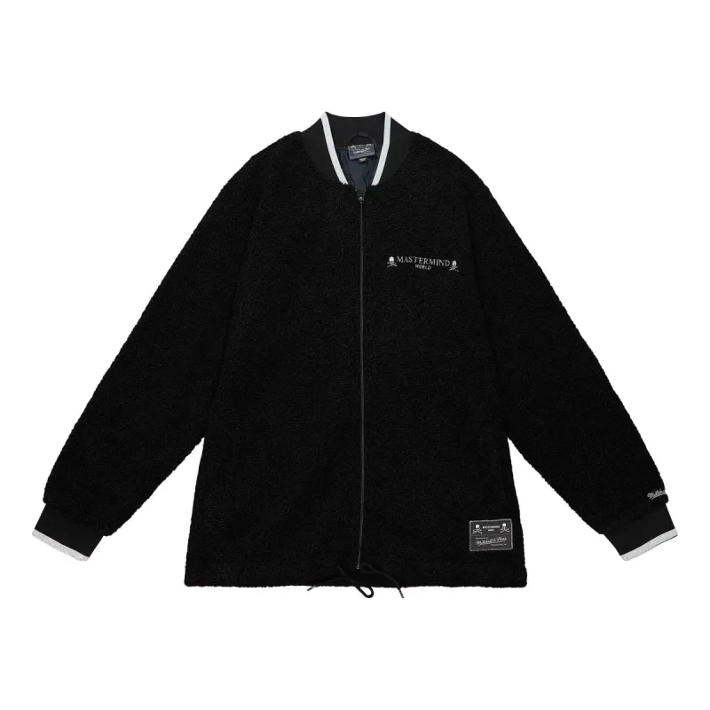 Mitchell & Ness x Mastermind Sherpa Jacket 'Black' OJBF5238-CLBYYPPPBLCK sold by KicksCrew