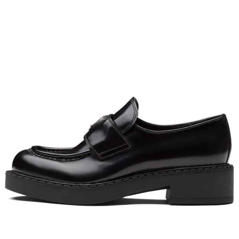 (WMNS) PRADA Leather Loafers 'Black' 1D246M_055_F0002_F_050 sold by KicksCrew