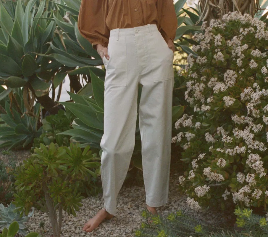 HMD -- WALKER PANT -- NUTMILK sold by Doen
