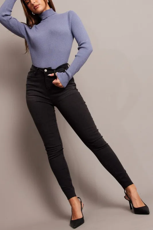 Grey Skinny Jean High Rise sold by Ally Fashion