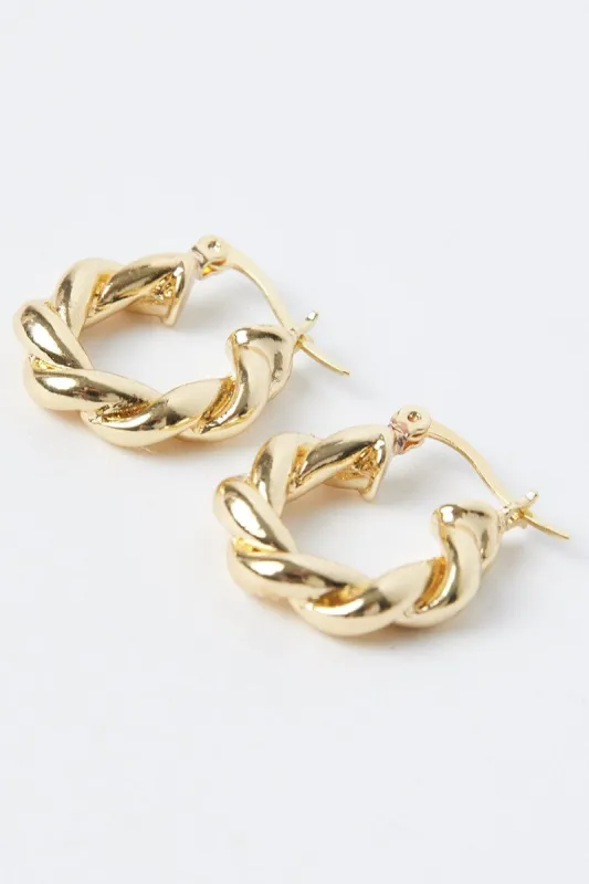 Gold Hoop Earrings sold by Ally Fashion