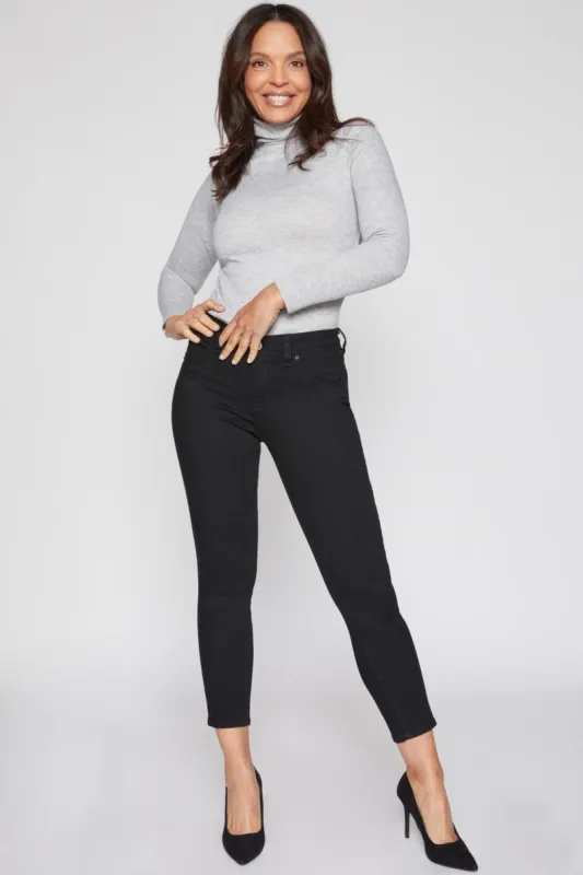 Women's Petite WannaBettaButt Skinny Jean sold by YMI