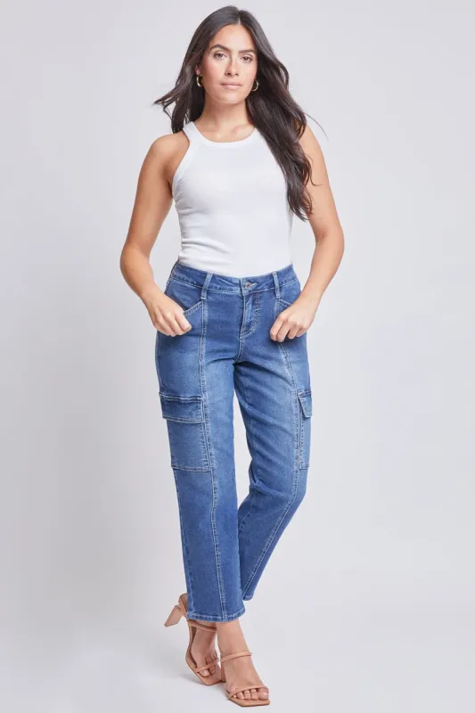 Women's Mid Rise Cargo Pants sold by YMI