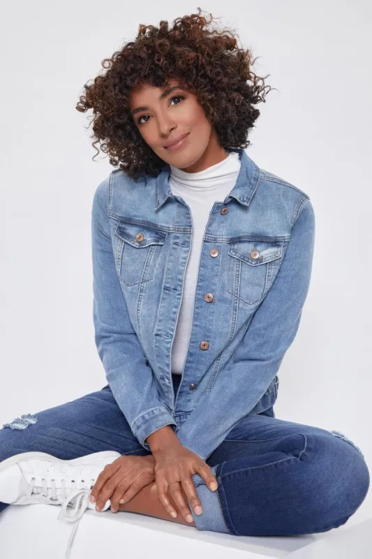 Women's Classic Denim Jacket sold by YMI