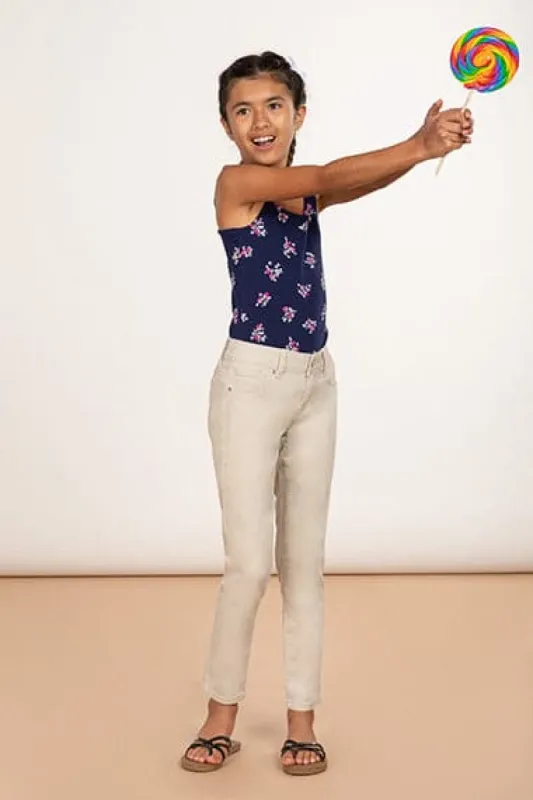 Girls Essential Twill Skinny Jeans sold by YMI