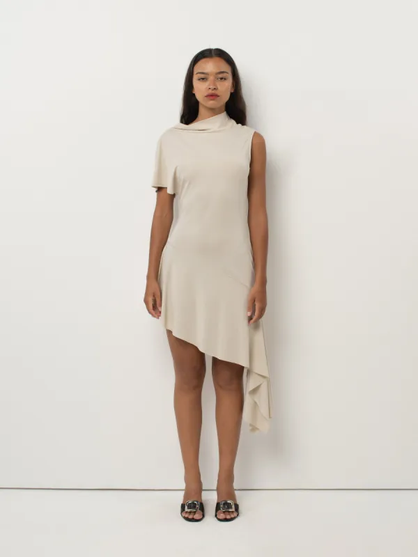 Plume Dress – Cream sold by BELLE the label