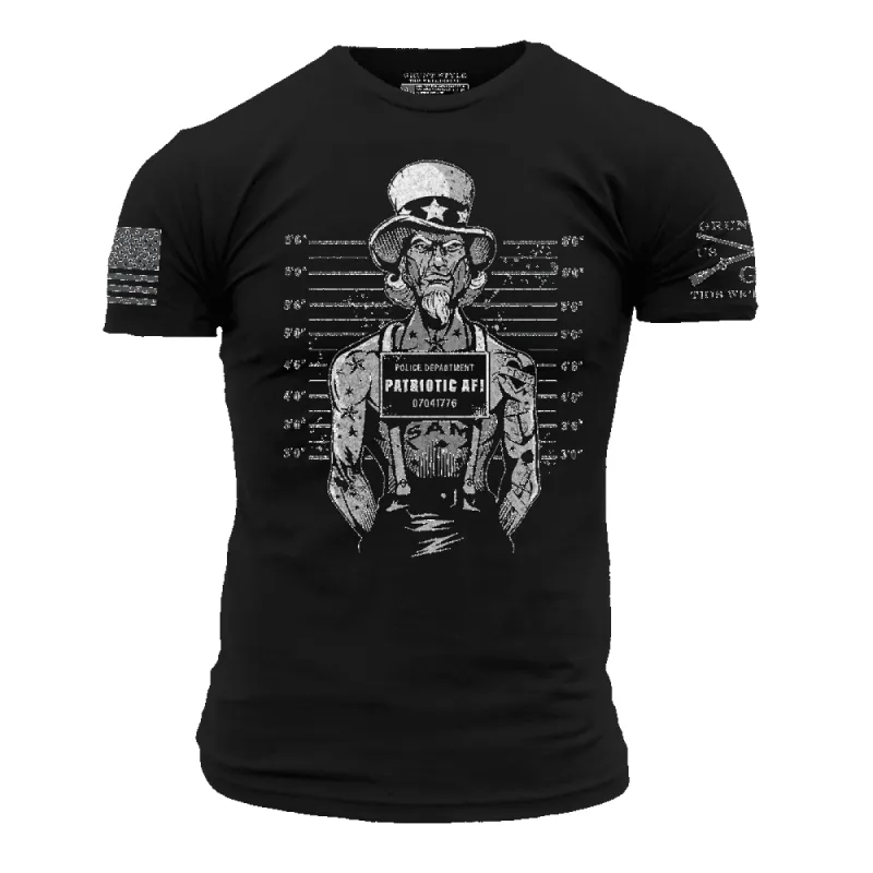 America's Most Wanted T-Shirt - Black sold by Grunt Style