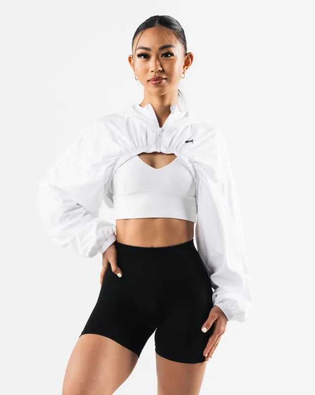 Taft Arrival Jacket - White sold by Alphalete