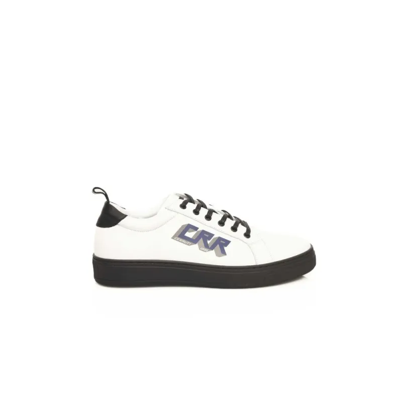 White Leather Men Sneaker sold by Louxly