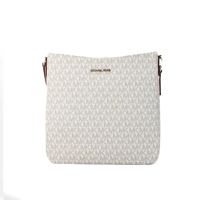 Jet Set Vanilla Pink Signature PVC Large Messenger Crossbody Bag sold by Louxly