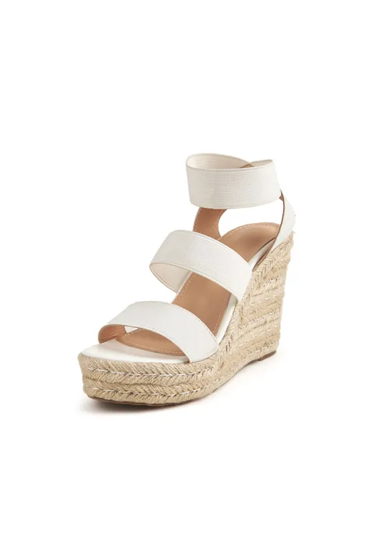 Outdoor Peep Toe Wedge Heel Shoes With Ankle Strap sold by KissProm
