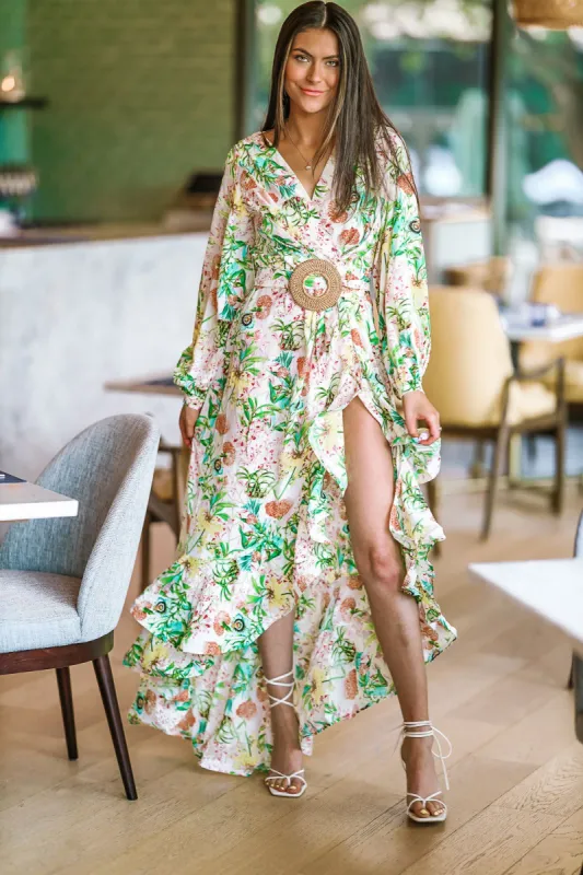 Falling for Floral Maxi Dress - Multi sold by Hazel & Olive
