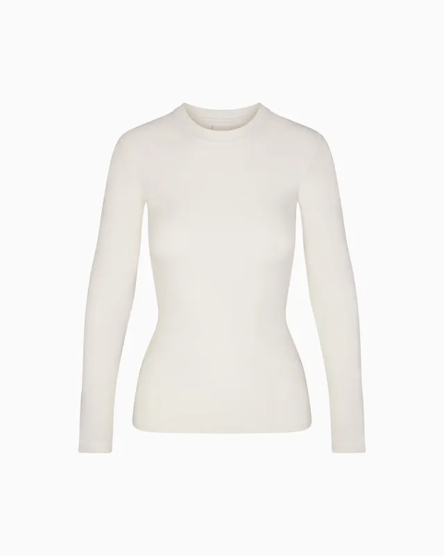 Long Sleeve Tee | Ecru sold by KHY