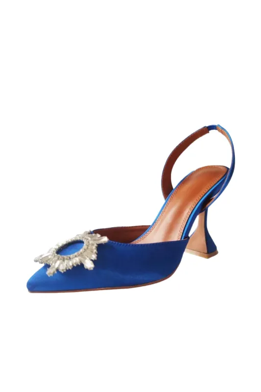 Rhinestone Pointed Toe Stiletto Sandals sold by KissProm