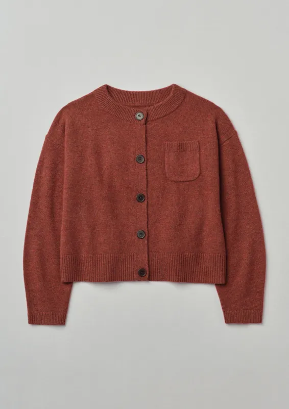 Wool Cashmere Cardigan | Ember Melange sold by TOAST