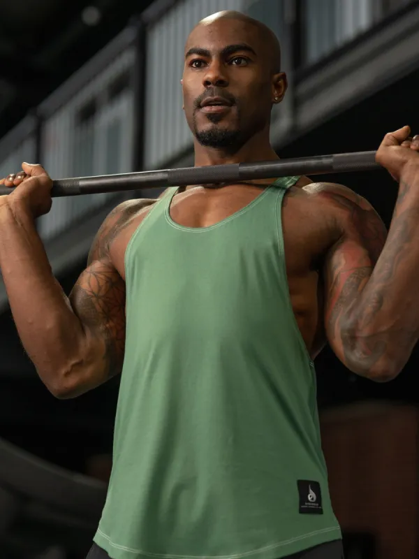 Vital Stringer T-Back - Green sold by Ryderwear