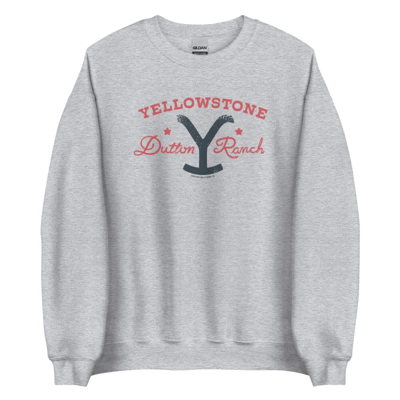 Yellowstone Dutton Ranch Star Fleece Crewneck Sweatshirt sold by MTV