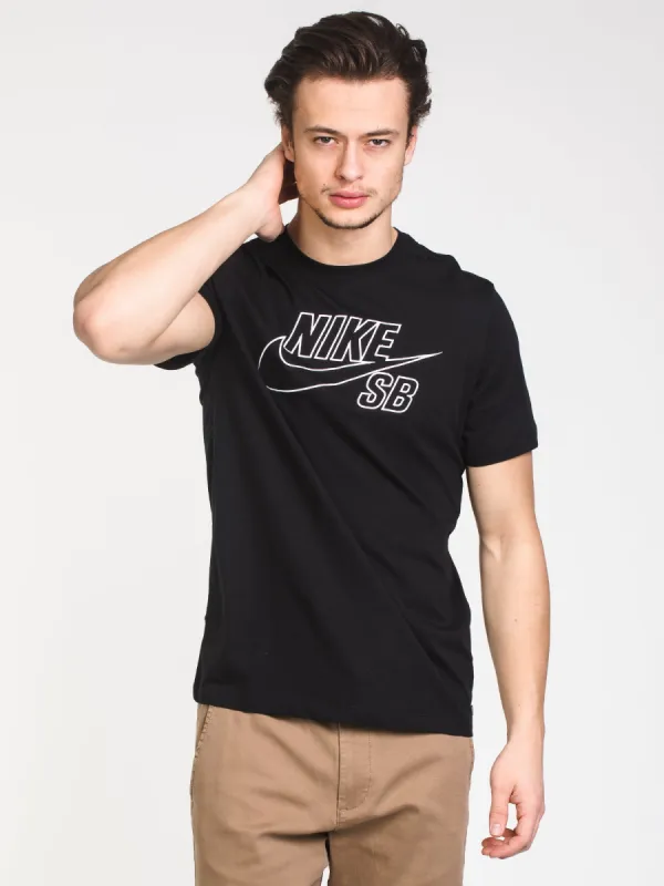 MENS SB EMBROIDERED SHORT SLEEVE LOGO T - BLACK - CLEARANCE sold by Boathouse