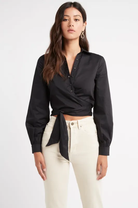Monaco Wrap Shirt sold by Kookai