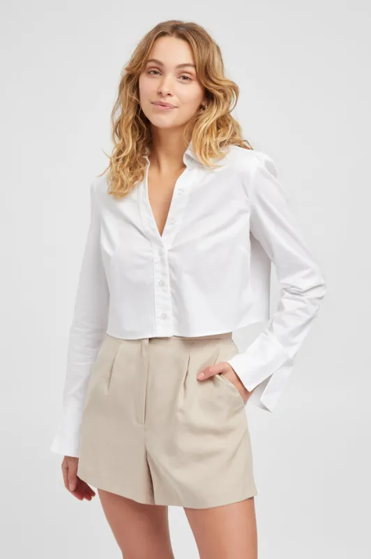 Monaco Cropped Shirt sold by Kookai