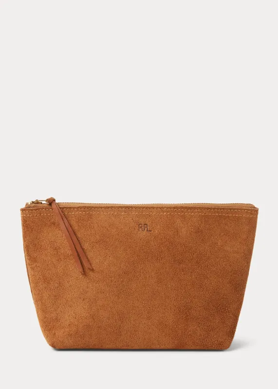 RRL Roughout Suede Pouch sold by Cave and Post
