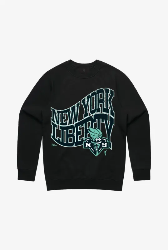 New York Liberty Crewneck - Black sold by Peace-Collective