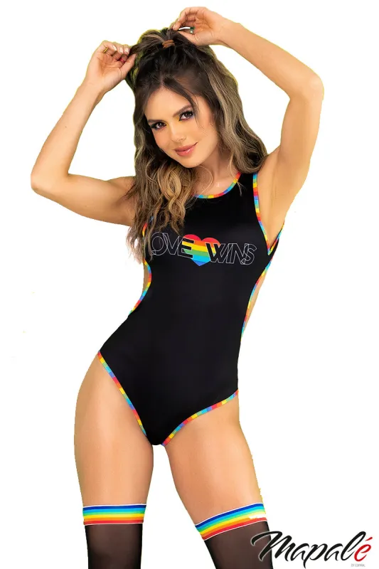 Love Wins Bodysuit sold by Shoe Freaks