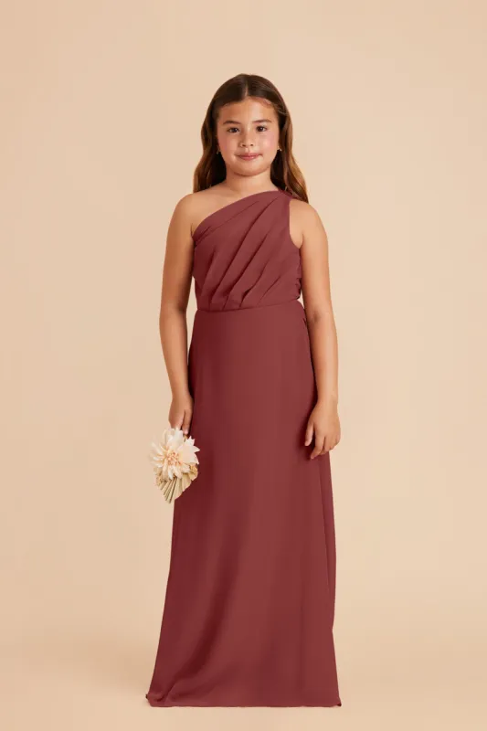 Kiara Junior Chiffon Dress - Rosewood sold by Birdy Grey