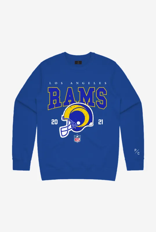 Los Angeles Rams Vintage Crewneck - Royal sold by Peace-Collective