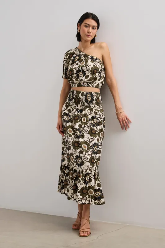 Bohemian printed skirt sold by Tristan Style