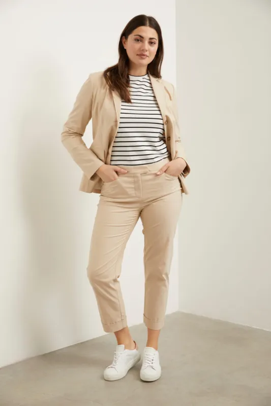 Urban fit crop pant with cuff sold by Tristan Style